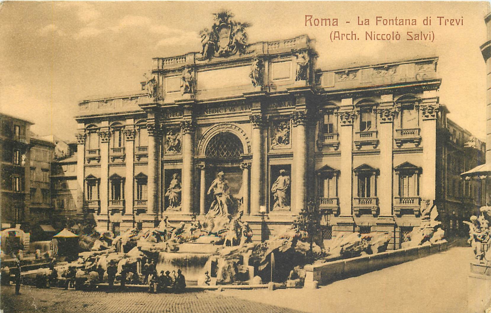 CPA Roma La Fontana di Trevi 