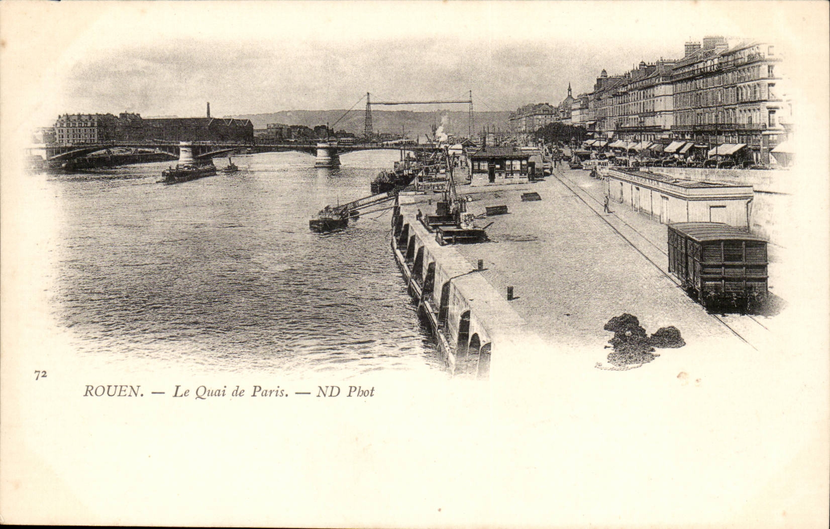 ROUEN — Le Quai de Paris — ND Phot