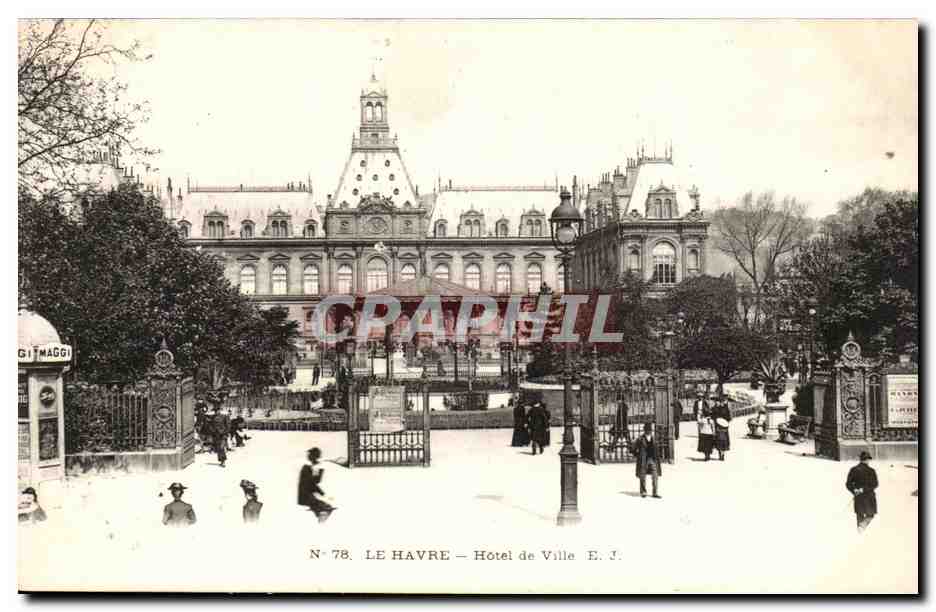 Le Havre CPA Hotel de ville