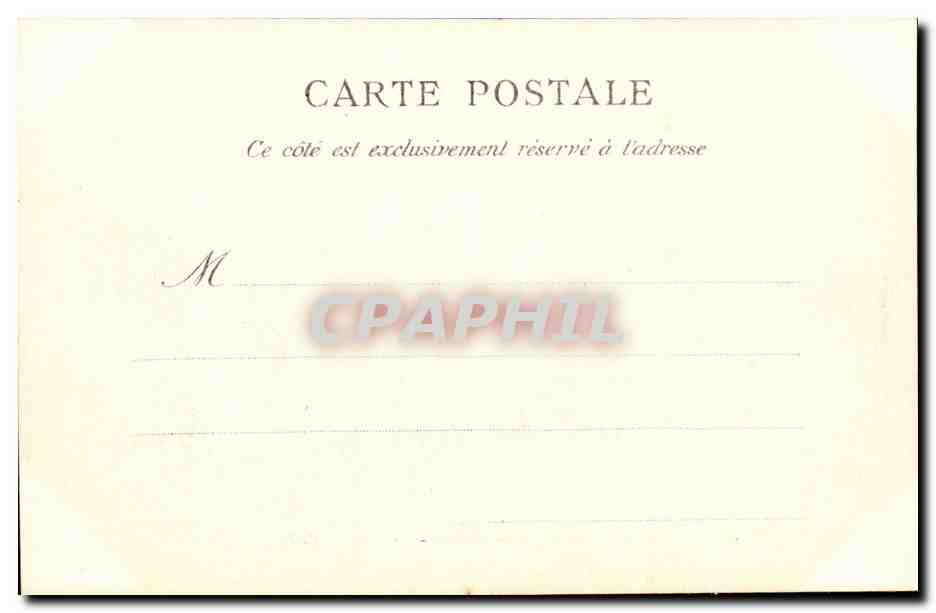 Le Havre CPA L'hotel de ville — Rückseite