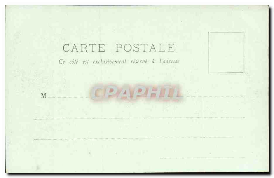 Etretat CPA Preparatifs du depart des pecheurs — Rückseite