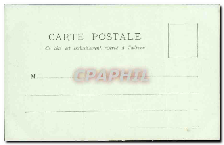 Etretat CPA Les falaises l'aiguille — Verso