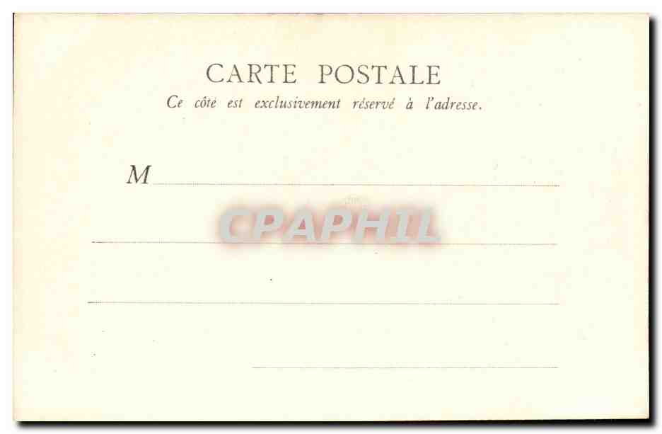 Trouville CPA L'entree du port (bateau) — Rückseite