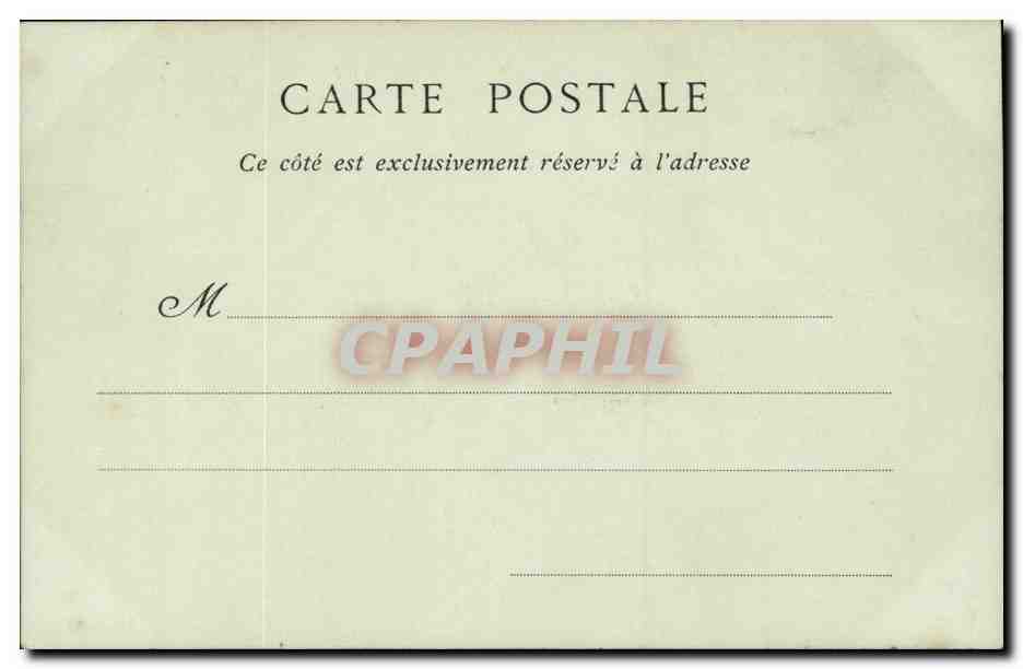 Trouville CPA La place de la Cabotte — Rückseite