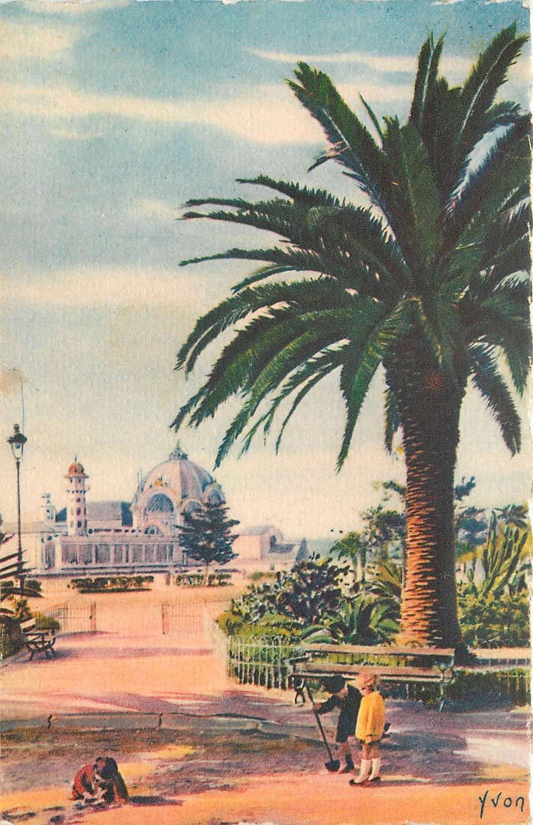 CPA NICE Les Jardins du Roi Albert 1er