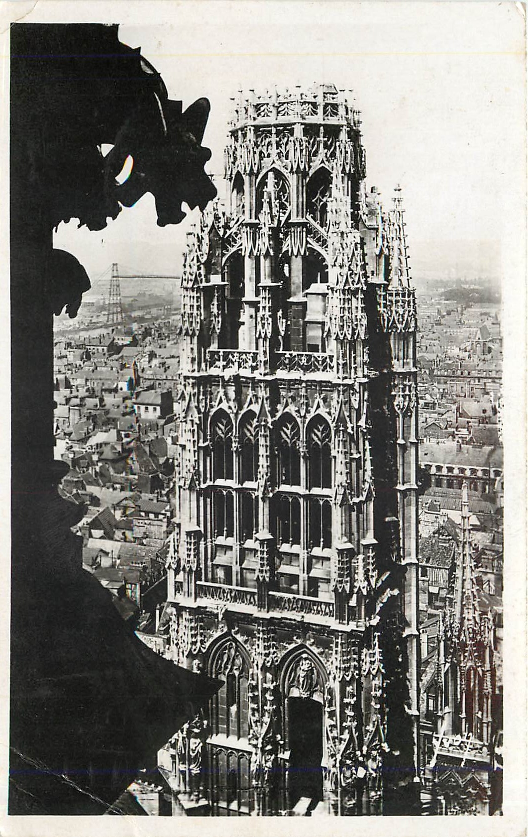 CPA ROUEN La Tour du Beurre