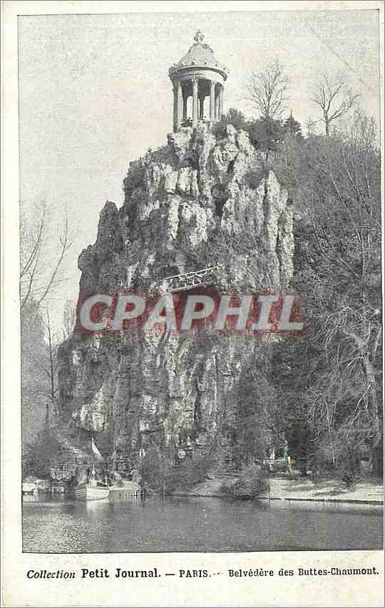 CPA PARIS Le Belvedere des Buttes-Chaumont