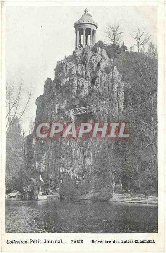 CPA PARIS  Buttes-Chaumont Belvedere des Buttes Chaumont