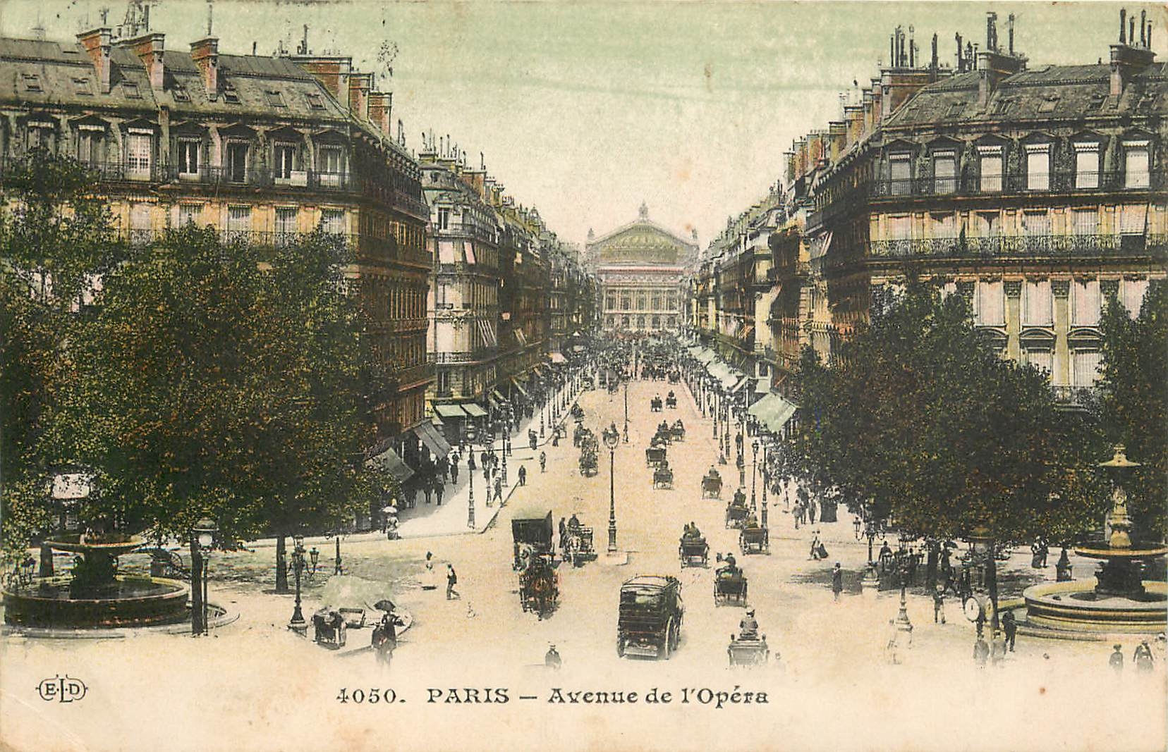 CPA PARIS Avenue de l'Opera