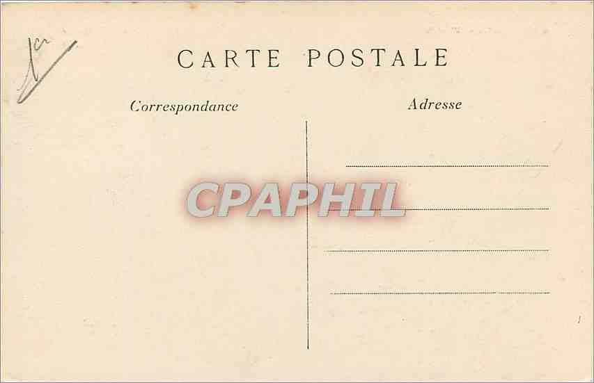 CPA PARIS Le Bassin du Jardin des Tuileries et l'Arc de Triomphe du Carroussel — Rückseite