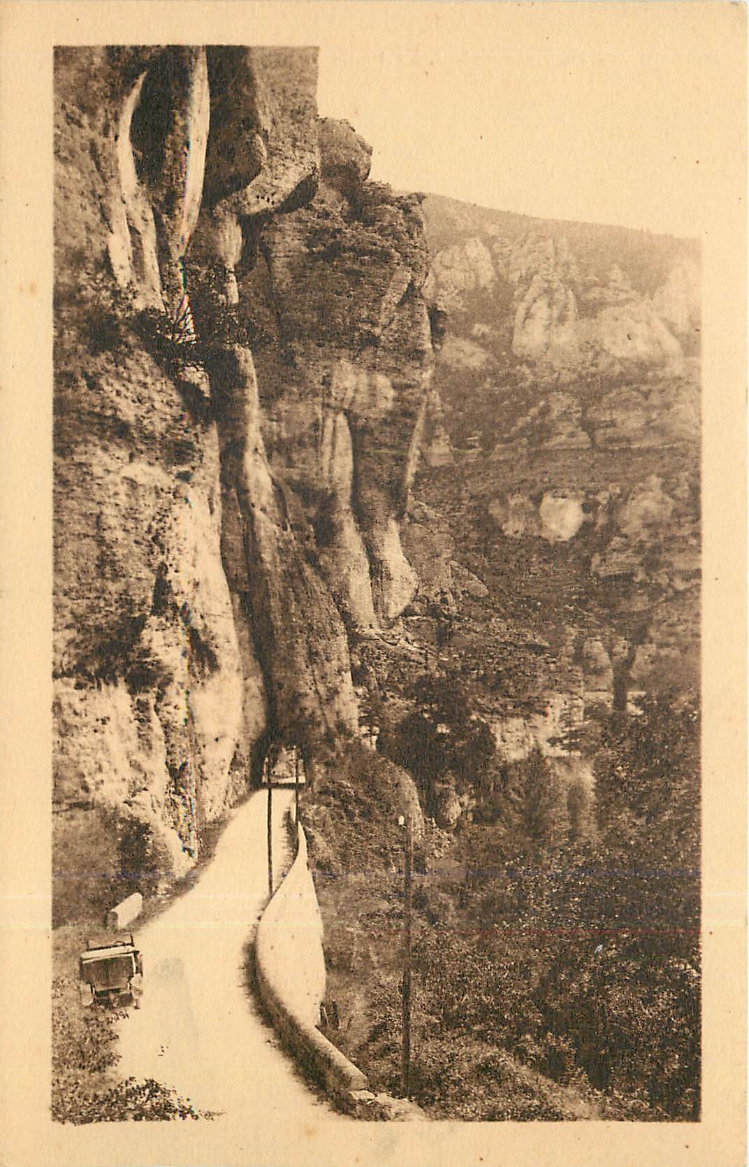 CPA Gorges du Tarn - La route au cirque des BEAUMES