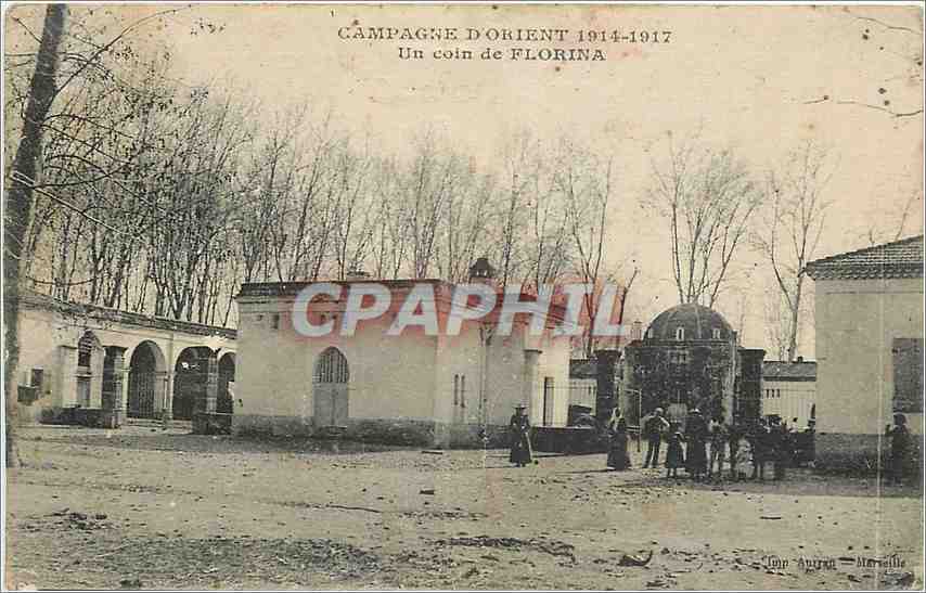 Florina — Un coin de Florina — Campagne d'Orient 1914-1917 — Éditeur : Léon Auvray, Marseille