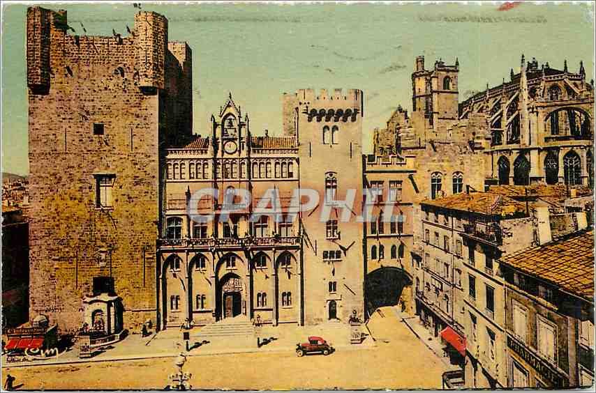 CPA Hotel de Ville et Ancien Palais des Archeveques Avignon