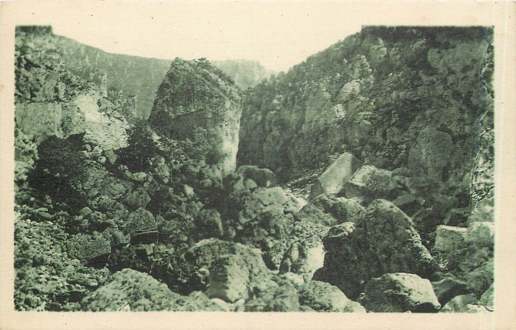 CPA Gorge du Tarn Le pas de Soucy La Roque Sourde et la chaos de l'enfer
