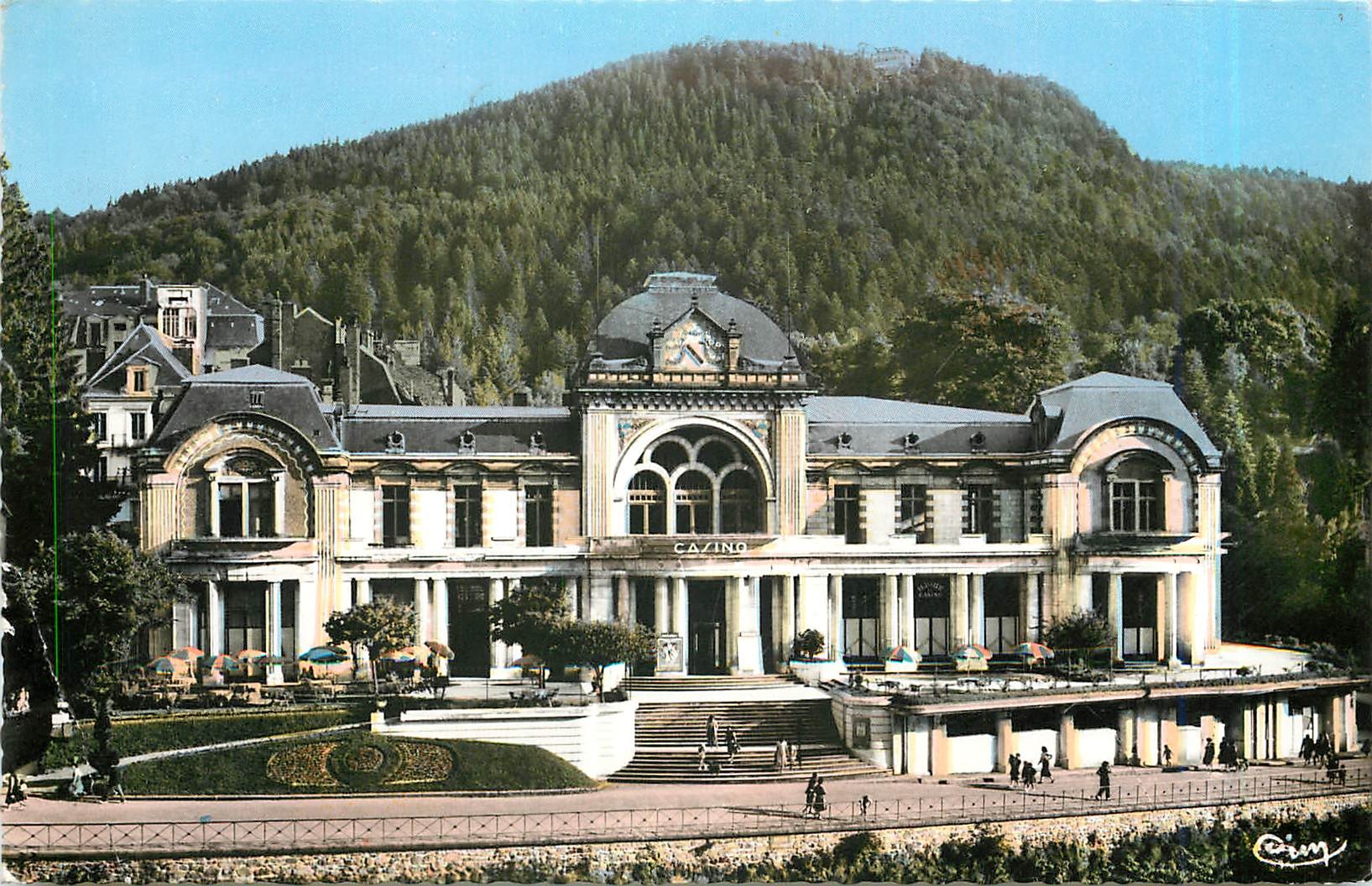 Casino de La Bourboule — Vue du bâtiment principal — Éditeur Caim