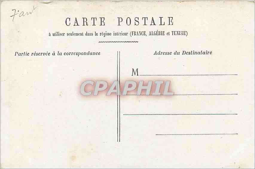CPA PARIS  L'HOTEL DES INVALIDES  — Rückseite