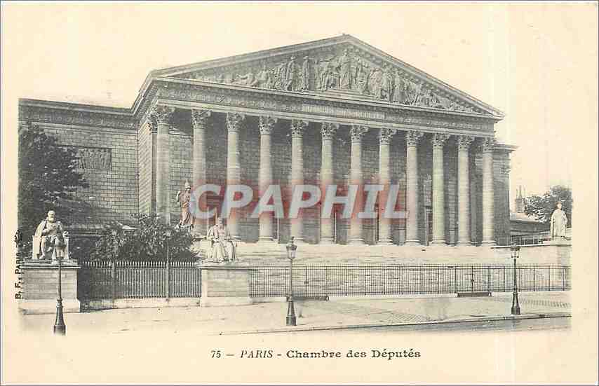 CPA PARIS-Chambre des Députés