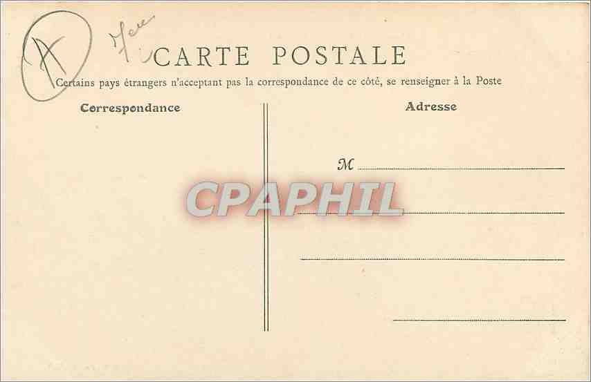 CPA PARIS- Hôtel des Invalides — Rückseite