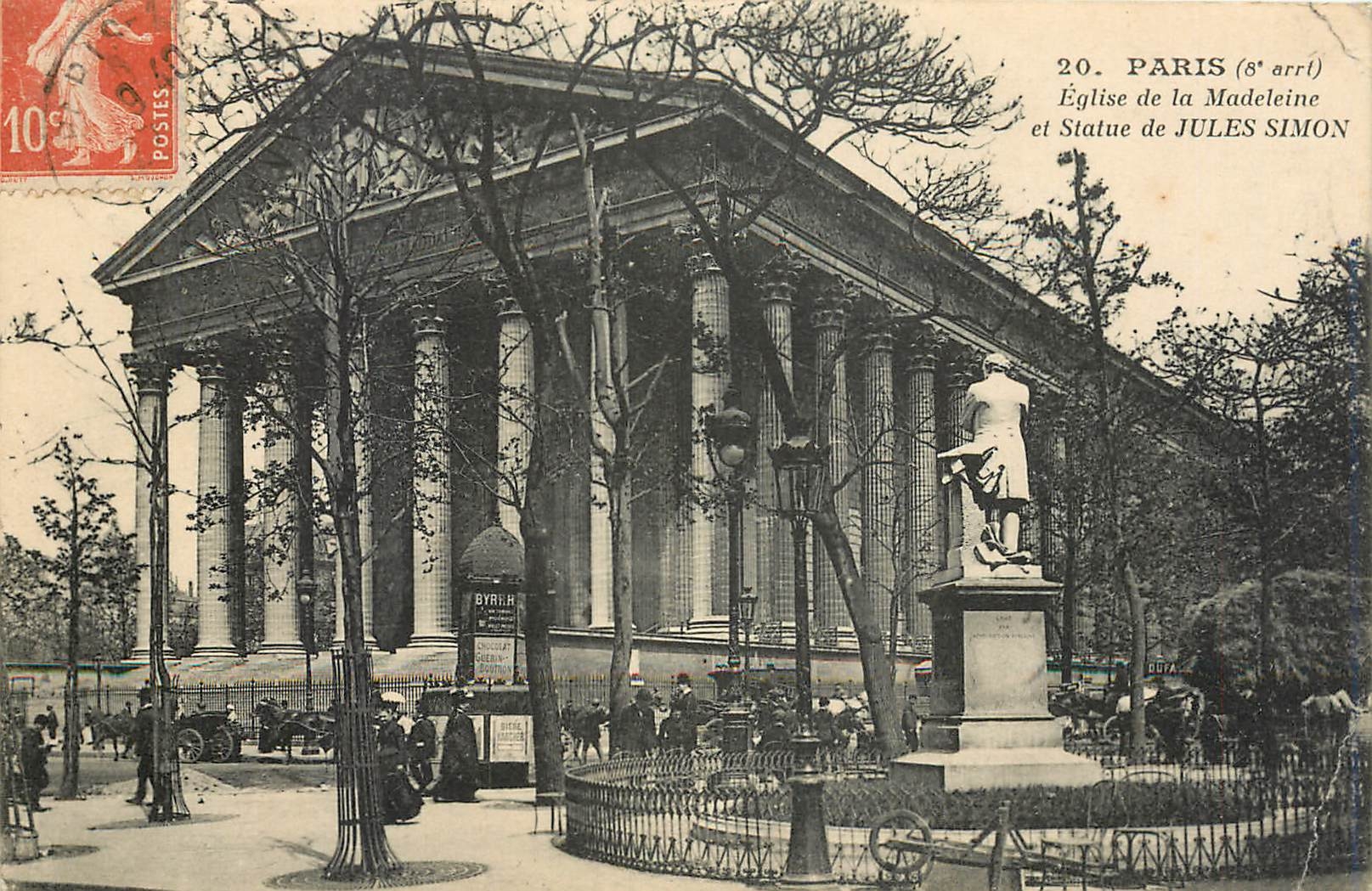 CPA PARIS Eglise de la Madeleine