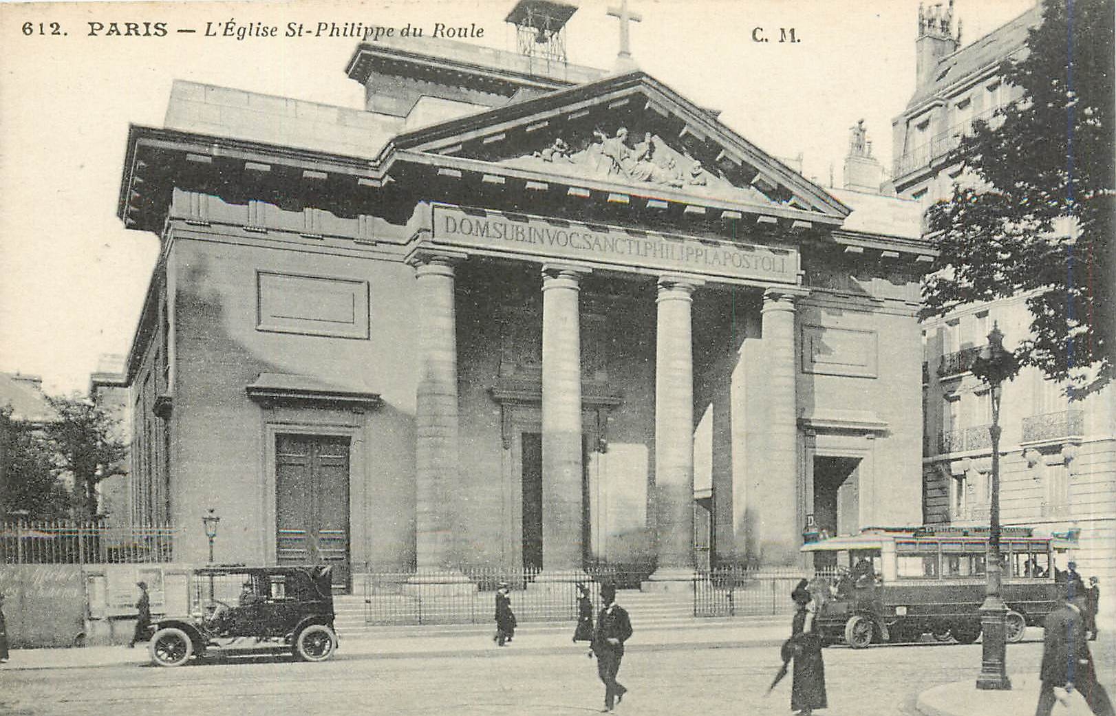 CPA PARIS- L'Eglise St-Phillippe du Roule