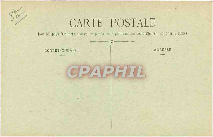 CPA PARIS- L'Eglise St-Phillippe du Roule — Rückseite