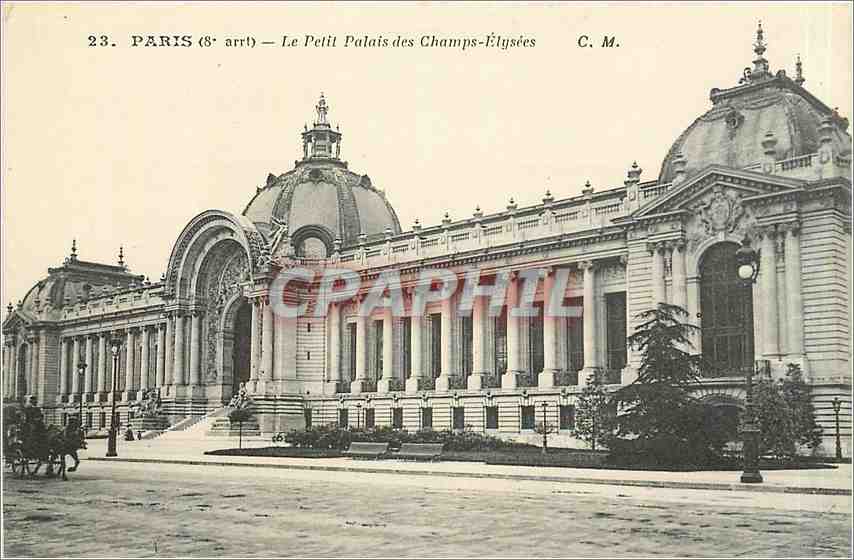 CPA PARIS-le Petit Palais des Champs-Elysées