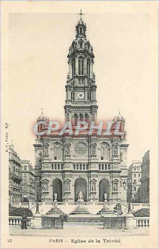 CPA PARIS-Eglise de la Trinité