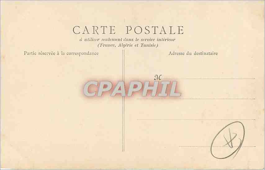 CPA PARIS-Eglise de la Trinité — Verso