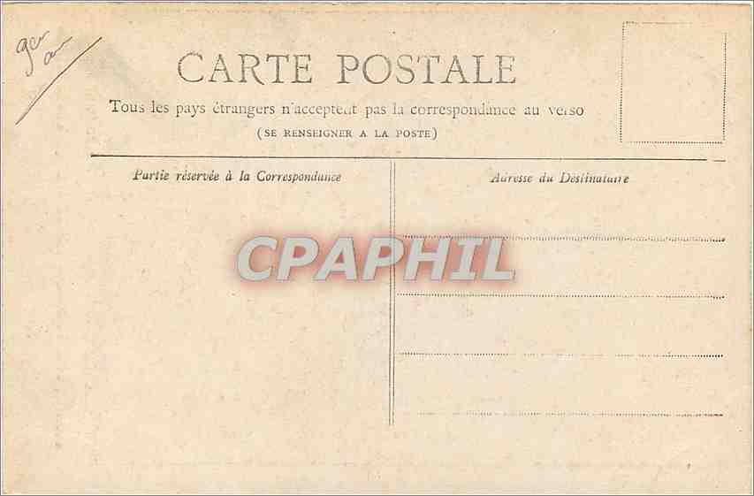 CPA PARIS-Eglise de la Trinité — Verso