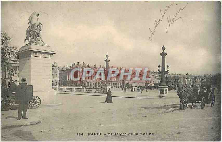 CPA PARIS- Ministère de la Marine