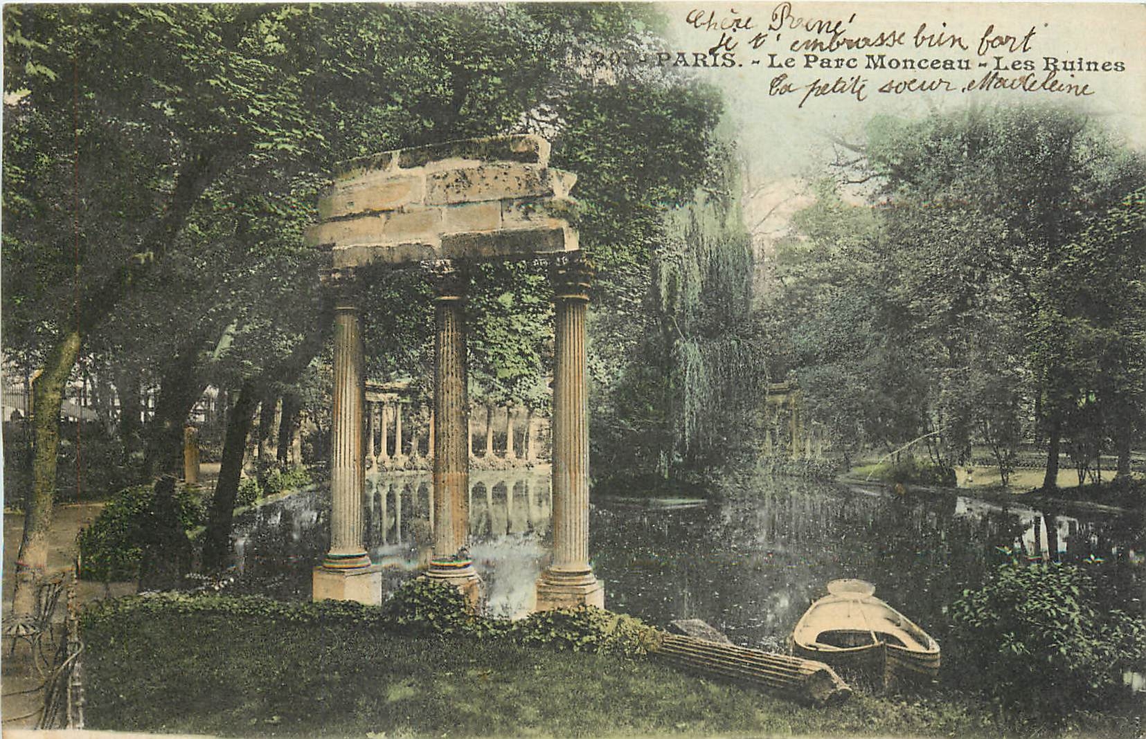 CPA PARIS Le Parc Monceau - La Colonnade
