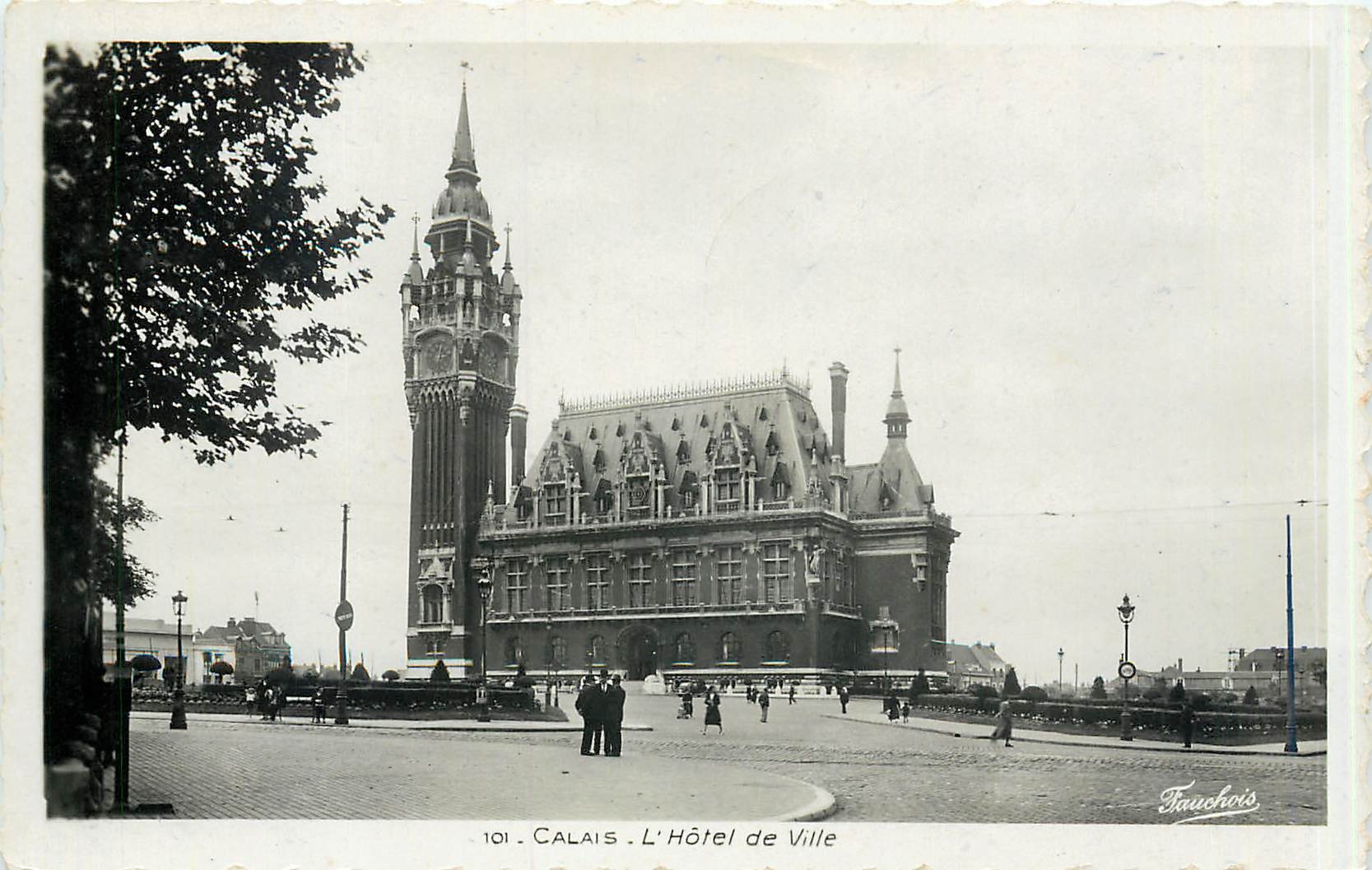 CPA CALAIS L'Hotel de Ville
