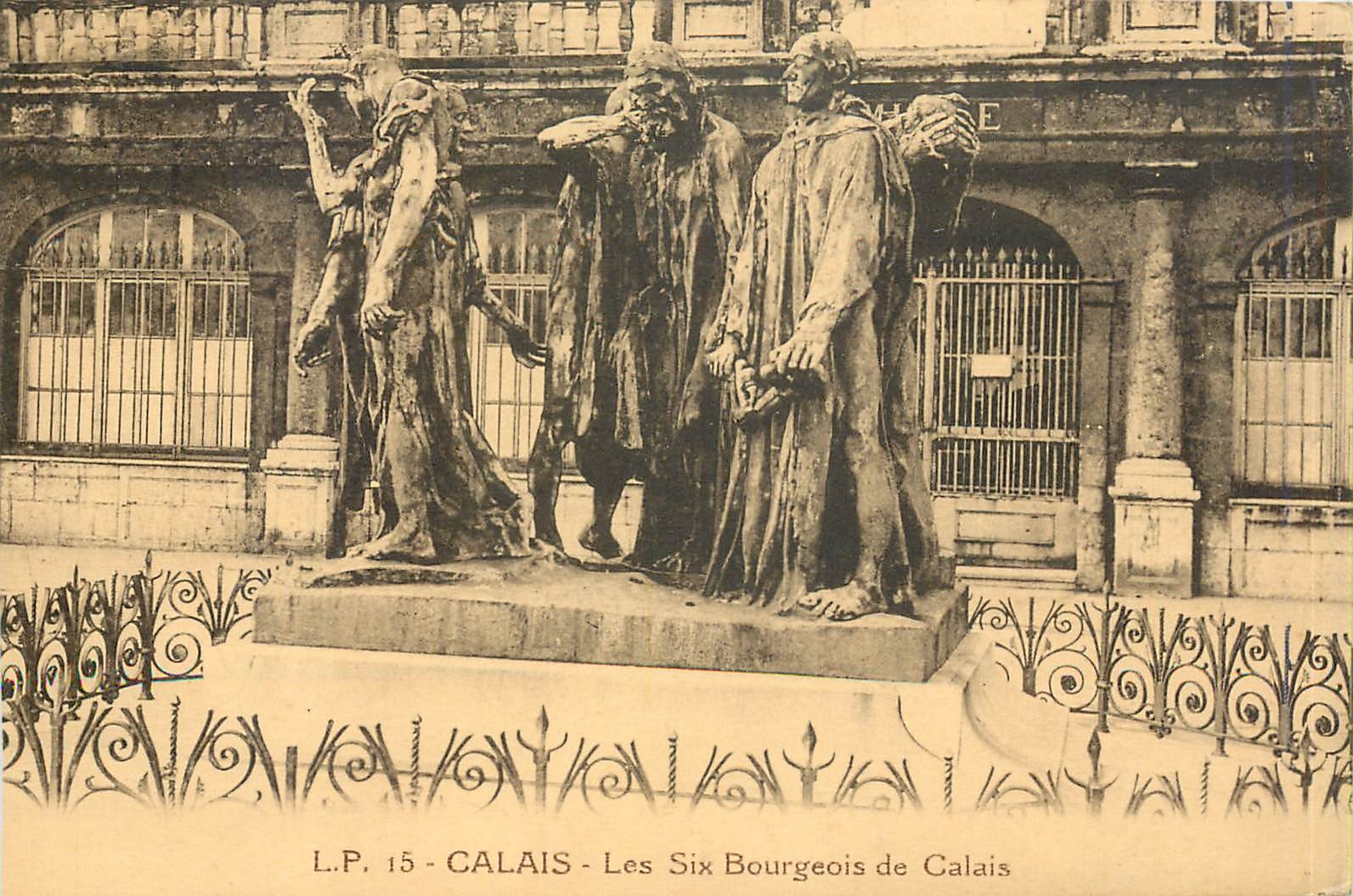 CPA CALAIS - Les Six Bourgeois de Calais