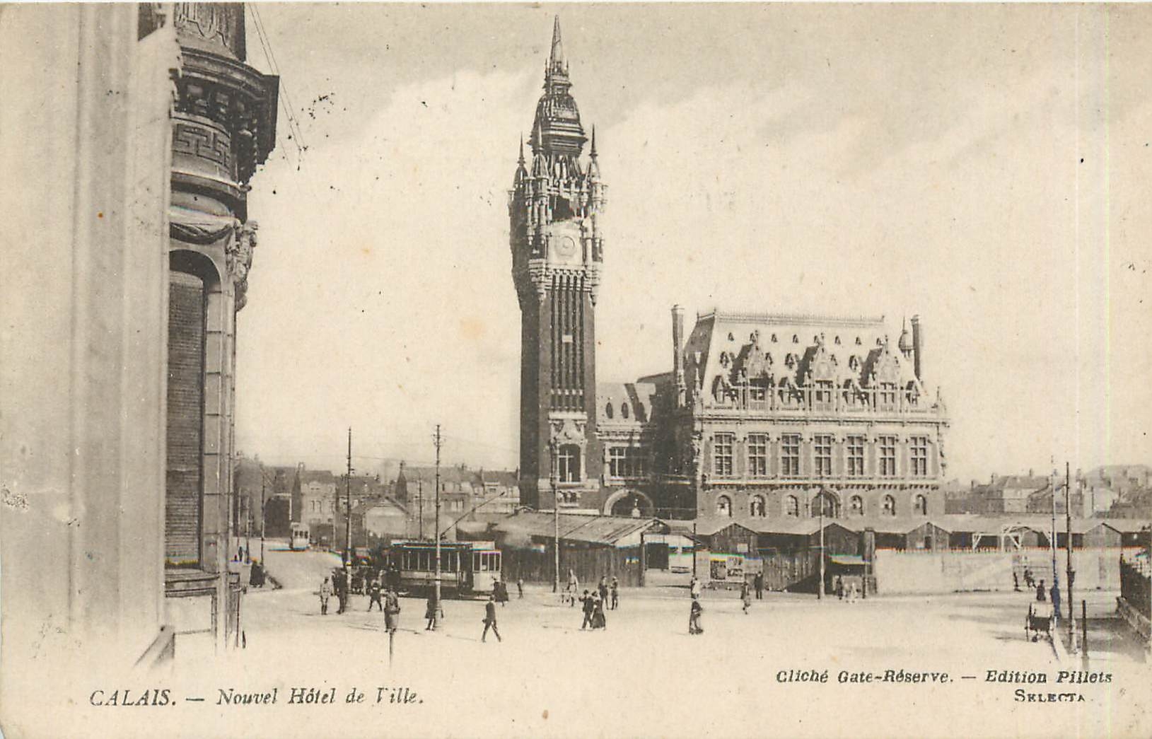 CPA CALAIS Nouvel Hotel de Ville