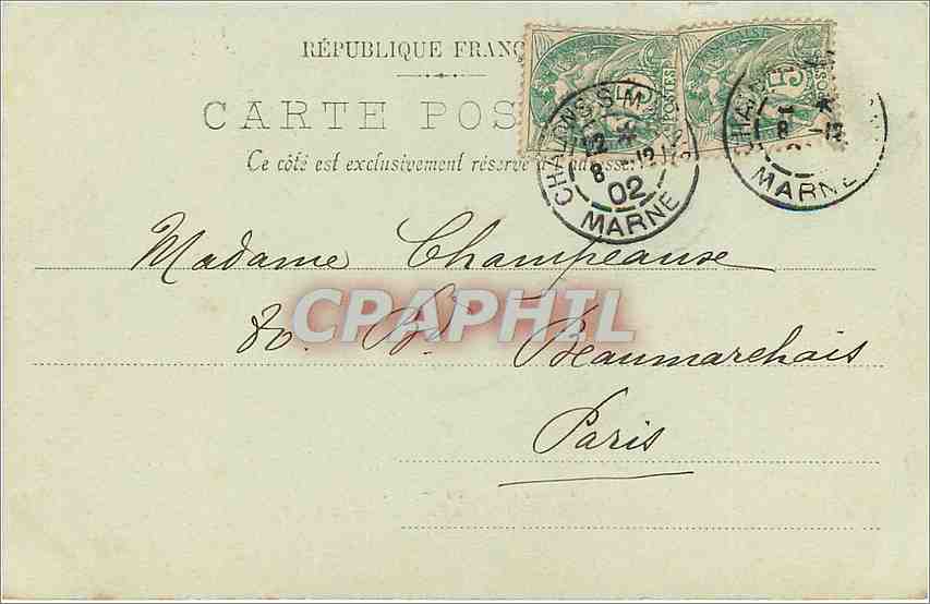 CPA BOULOGNE-SUR-MER - La Porte des Dunes — Rückseite