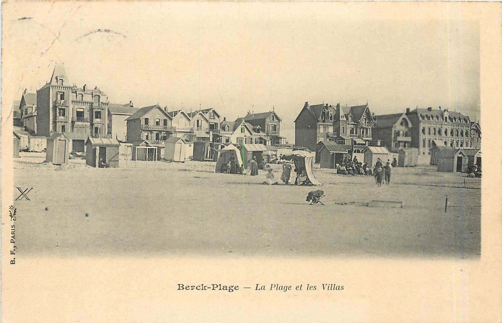 CPA Berk-Plage - La Plage et les Villas