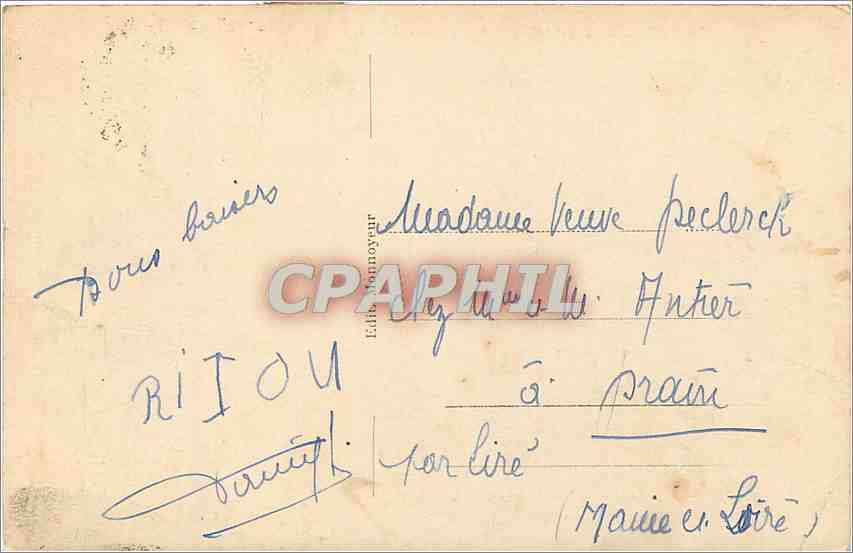 Boulogne-sur-Mer - The Ste-Beuve Dyke — Publisher: C. P. M. No. 245 — Back