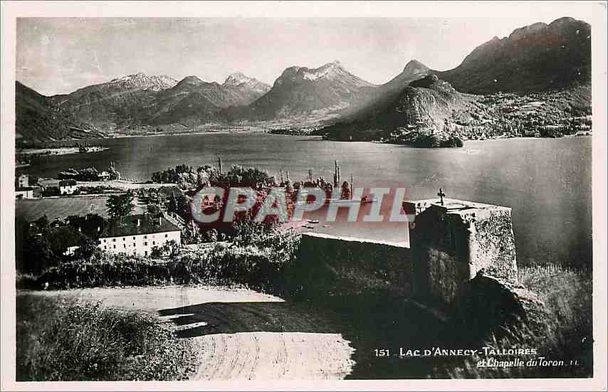See Annecy-Talloires und Kapelle Toron — Verleger A.P. Strasbourg, Nr. 151