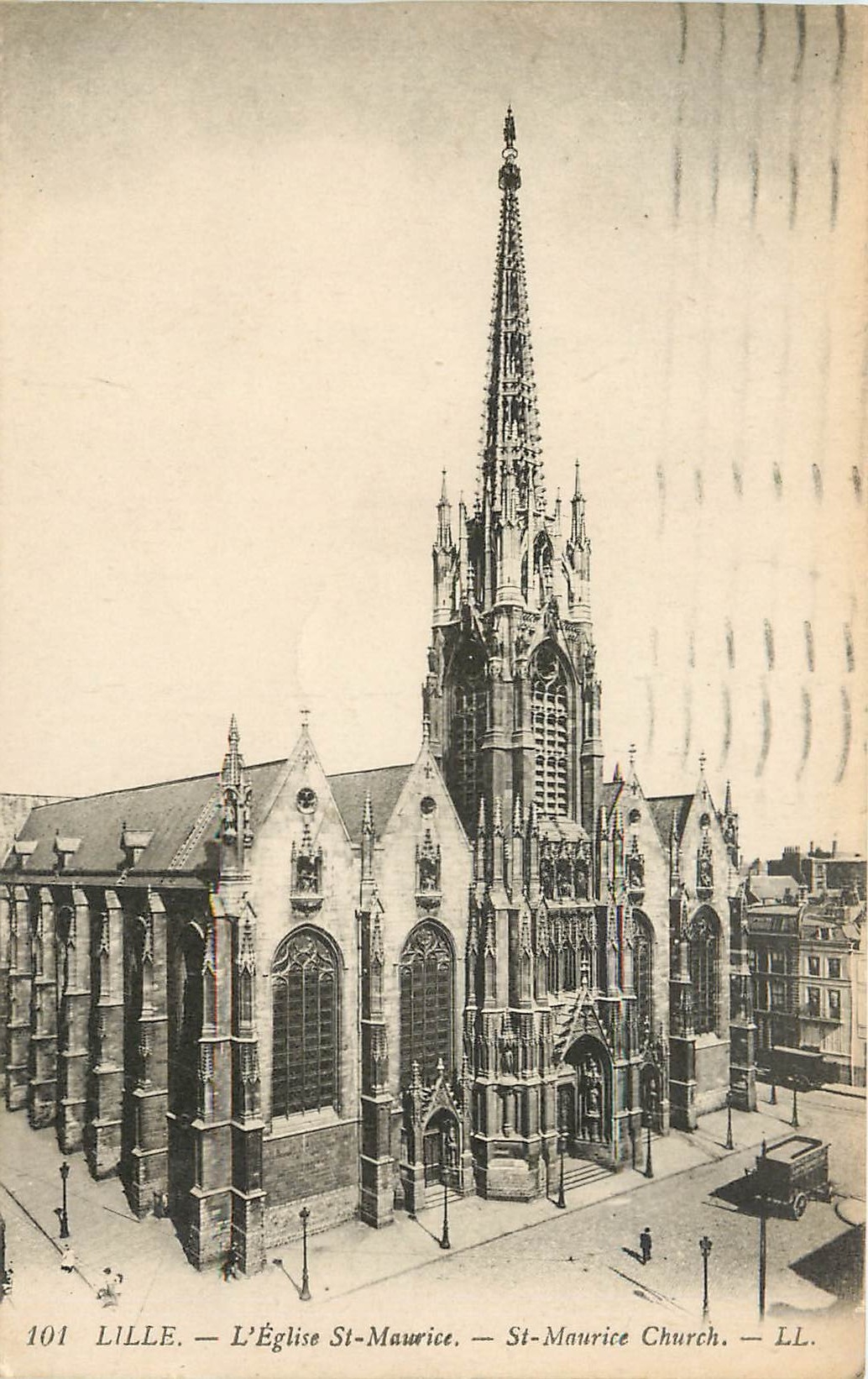 CPA LILLE L'Eglise St-Maurice