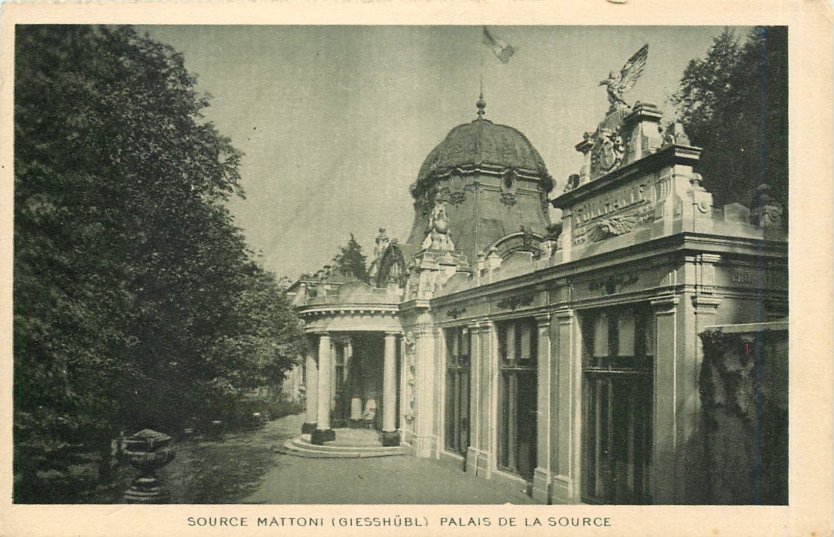 CPA SOURCE MATTONI (GIESSHUBL) PALAIS DE LA SOURCE