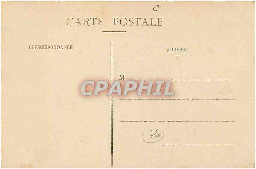 CPA LE HAVRE - Place Gambetta et Statue de Bernadin — Rückseite