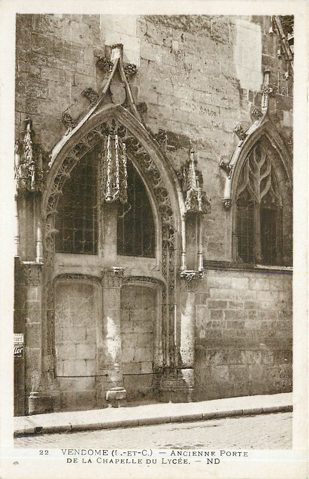 CPA VENDOME - ANCIENNE PORTE DE LA CHAPELLE DU LYCEE