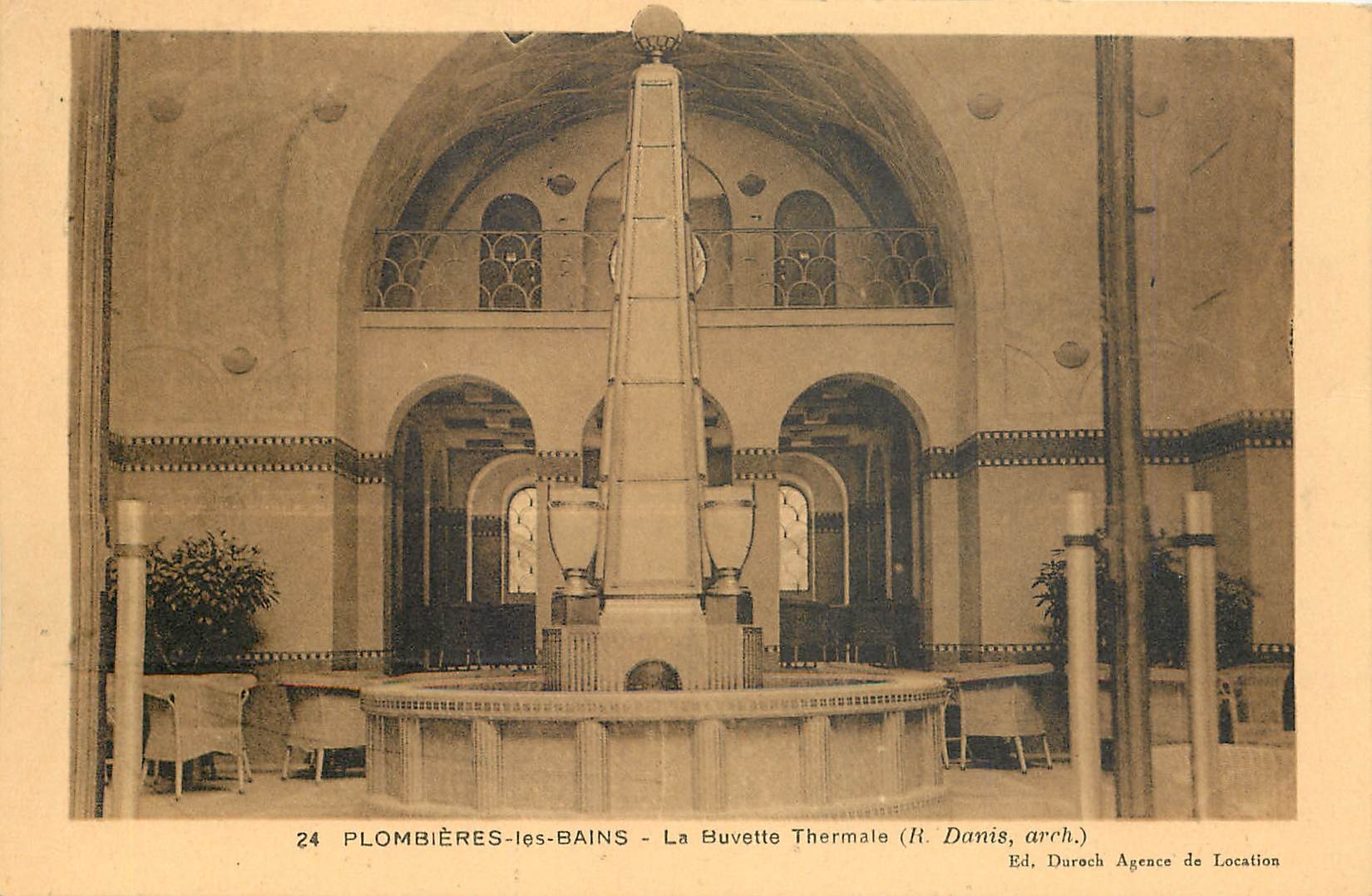 CPA PLOMBIERES-les-BAINS La buvette