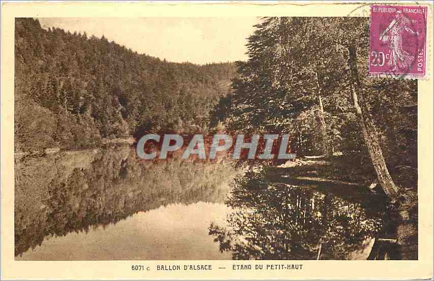 CPA BALLON D'ALSACE Etang du petit haut