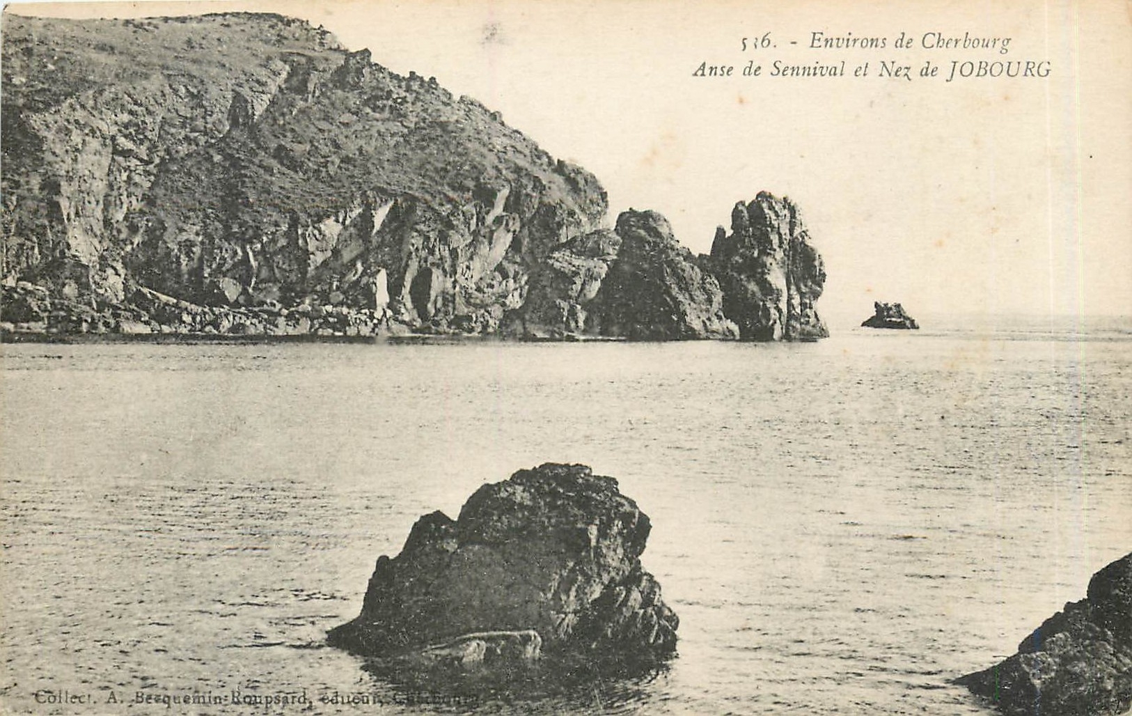 CPA Environs de Cherbourg Anse de Sennival et Nez de Jobourg