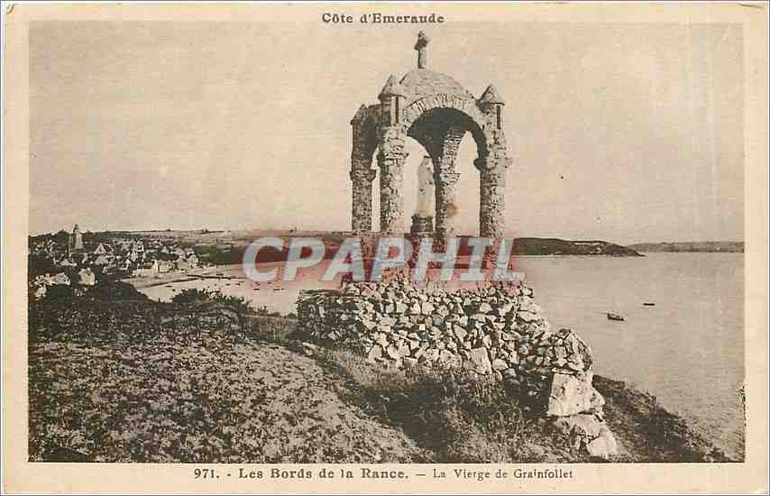 CPA Côte d'Emeraude Les bords de la Rance La vieger de Grainfollet