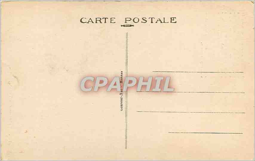 CPA Colonne des trente Ploermel Josselin — Back