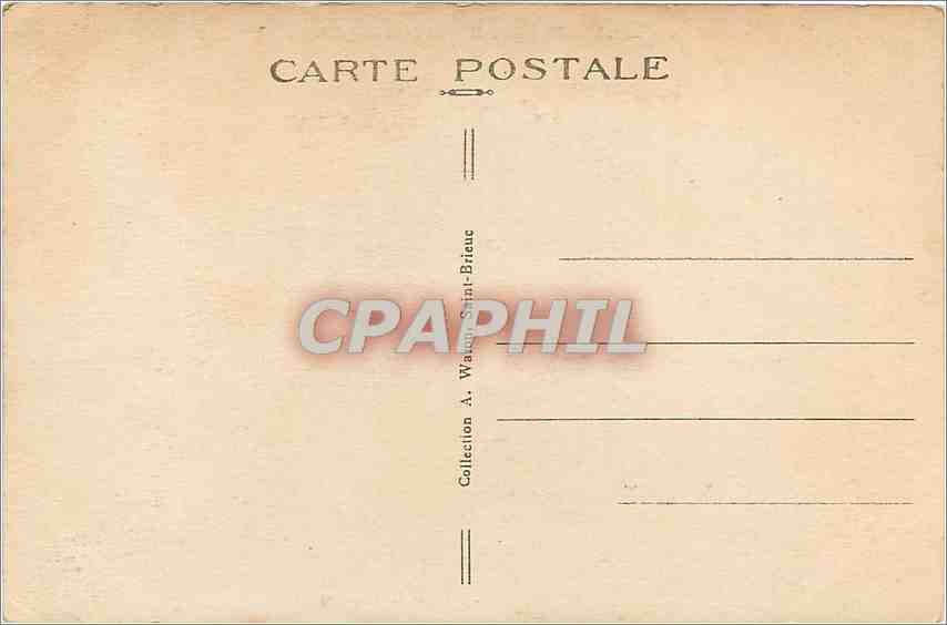 CPA LA BRETAGNE PITTORESQUE Etude de vagues — Rückseite