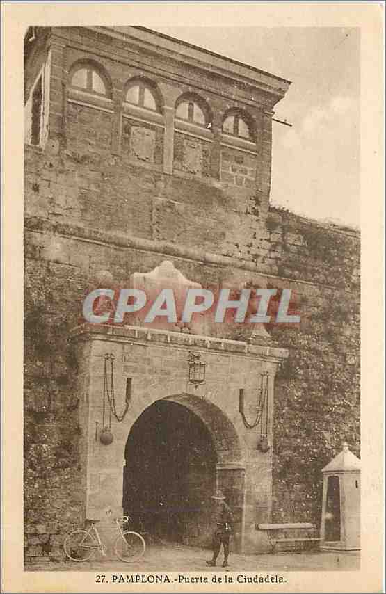 CPA PAMPLONA Puerta de la Ciudadela