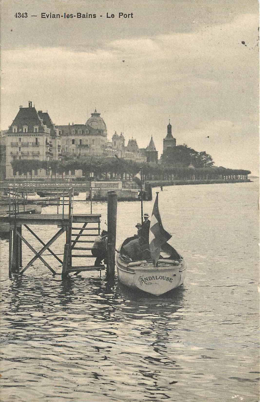 Evian-les-Bains - Le Port — Phototypie Co., Neuchâtel, n° 4343